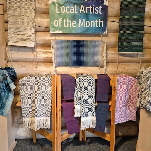 Julie Arthur is the Artist of the Month at the Johnson Hereietage Post.