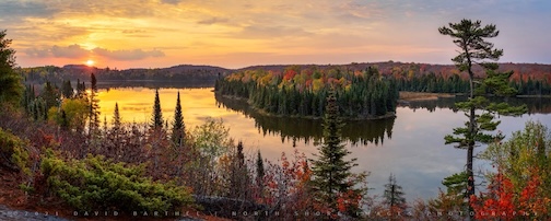 Overlooking the Boundary Waters by David Barthel.
