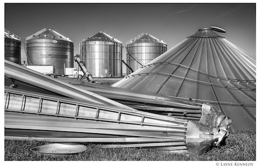 A Rebuild on a farm in South Sakota after a tornado by Layne Kennedy.
