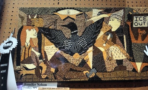 Ice Out, crop art. by Jennifer Nelson.