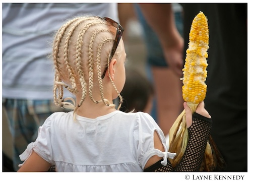 If ya look closely enough, there's corn-rows everywhere at the Minnesota State Fair by Layne Kennedy.