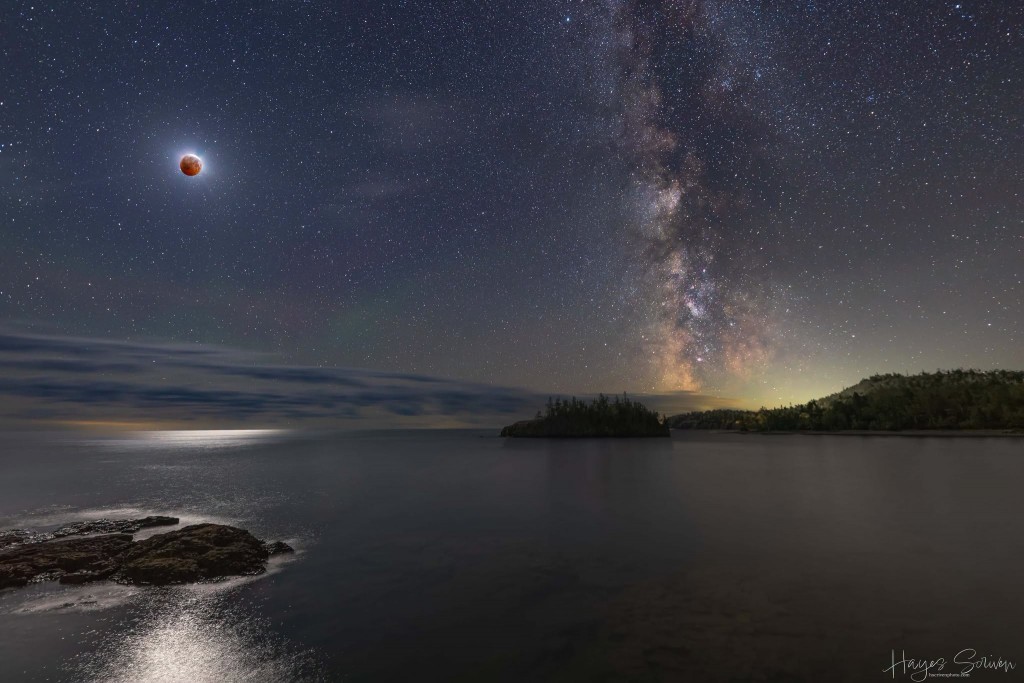 Milky eclipse by Hayes Scriven.