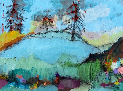 Morning Light, acrylic, by Sue Rauschenfels.