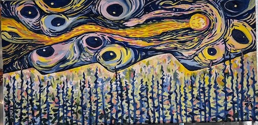 New paintings by Lori Dimka Callahan are at Joy and Company.