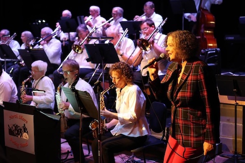 North Shore Swing Band at the at Up Yonder on Thursday. Photo by Chuck Olsen.