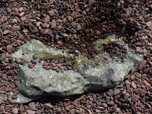 Quartzite boulders of Grand Marais b y Brad Daniels.