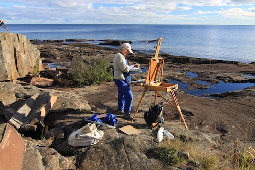 The Quick Paint on Artists Point starts at 3-30 pm on Thursday.