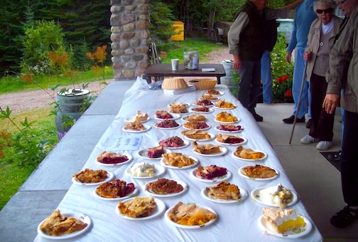 An old-fashioned pie and ice cream social at Chik wauk