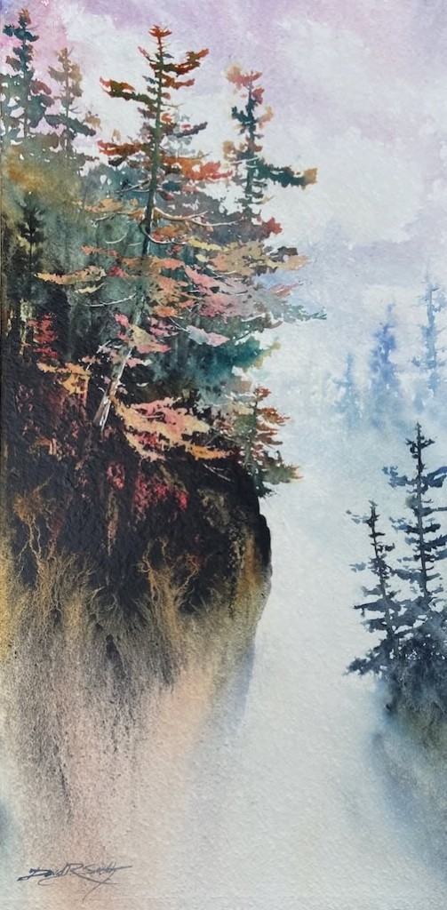Untitled, plein air, by David Smith is one of the paintings on view at the exhibit.
